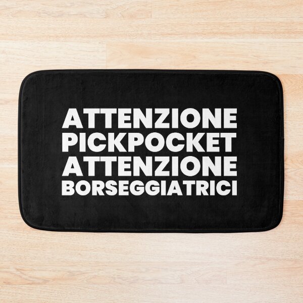 Item preview, Attenzione Pickpocket (White) designed and sold by didijuca.