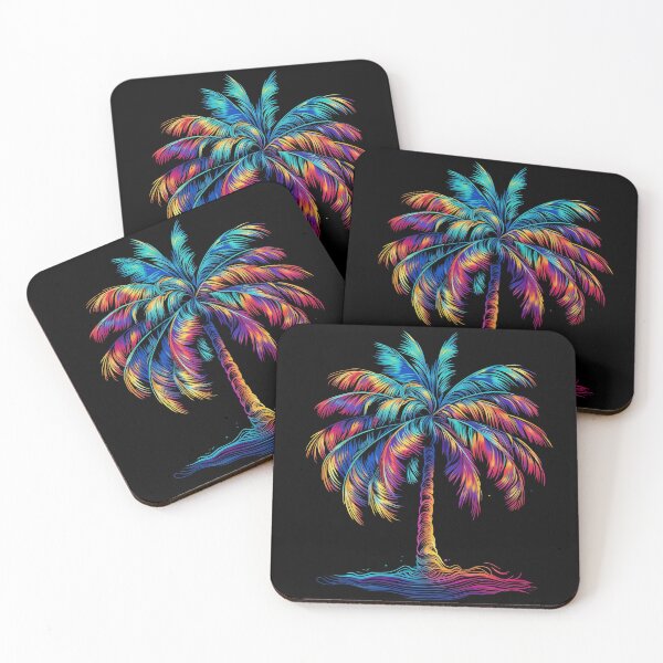 Item preview, Psychedelic Palm Island: Tropical Paradise designed and sold by PsyCloth.