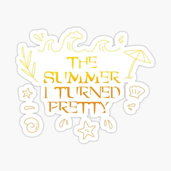 The Summer I Turned Pretty Sticker for Sale by VidhiVora