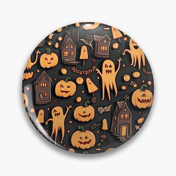 Item preview, Patrón de Halloween abstracto naranja y negro antiguo designed and sold by WitchyWare.