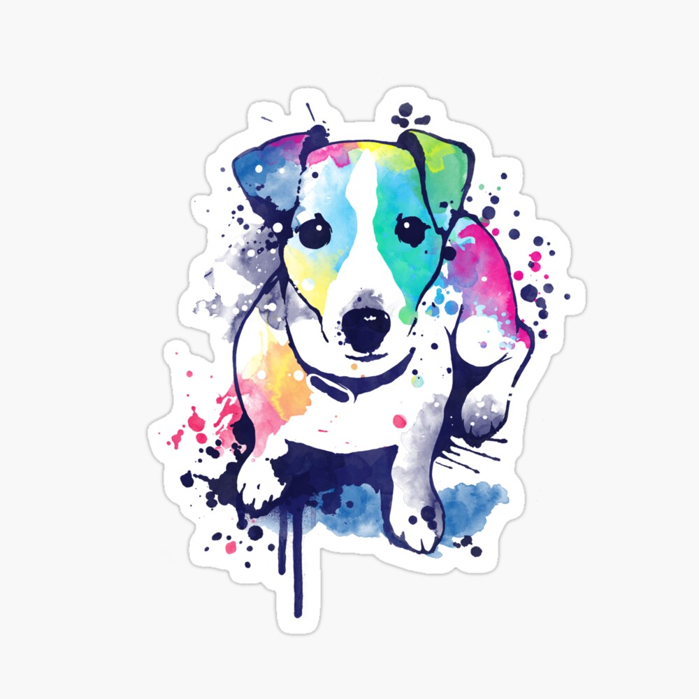 Diseño de tatuaje de retrato de Jack Russell Terrier – Tattoos Wizard  Designs