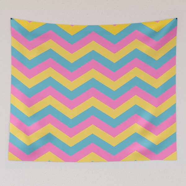 Item preview, Pink Yellow and Blue Chevron designed and sold by tonymagnerart.