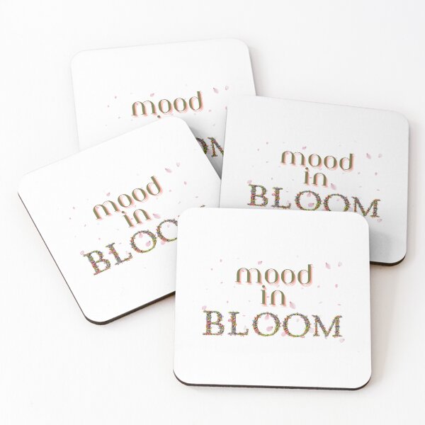 Item preview, Mood in bloom Floral aesthetic typography designed and sold by SyncopeMars.