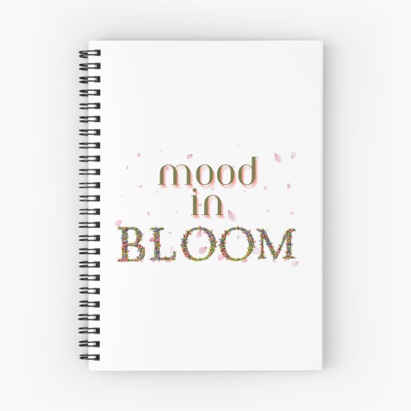 Item preview, Mood in bloom Floral aesthetic typography designed and sold by SyncopeMars.