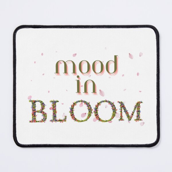 Item preview, Mood in bloom Floral aesthetic typography designed and sold by SyncopeMars.