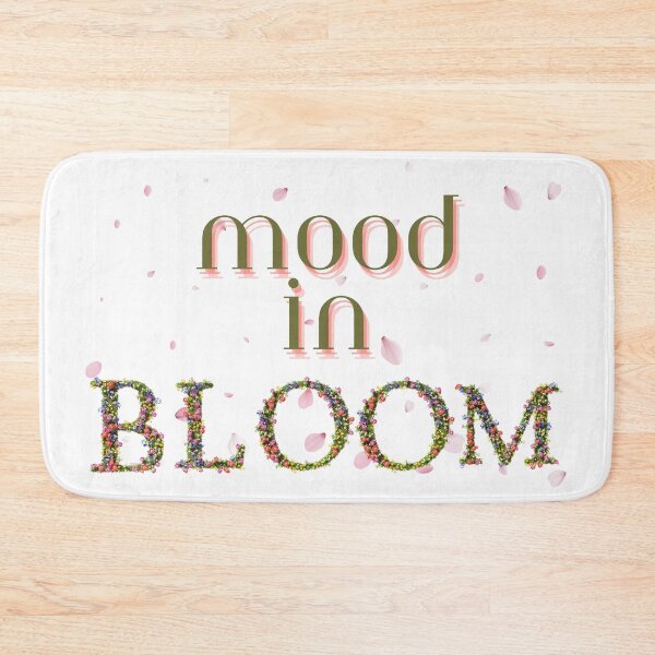 Item preview, Mood in bloom Floral aesthetic typography designed and sold by SyncopeMars.