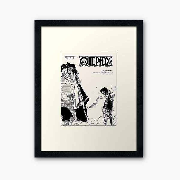 One Piece Poster manga style - GEAR 5 (1) Framed Art Print by Softers