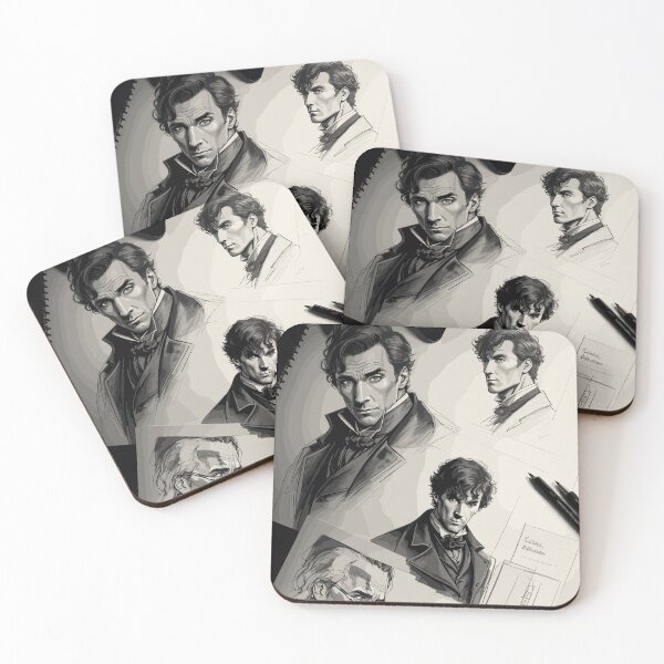 Item preview, Pencil sketch, portrait of a man designed and sold by CatCoconut-Art.