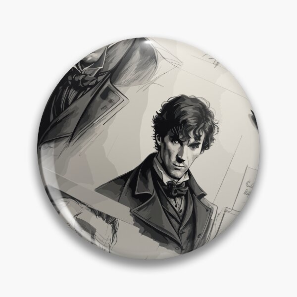 Item preview, Pencil sketch, portrait of a man designed and sold by CatCoconut-Art.