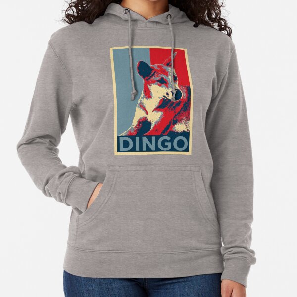Item preview, Classic dingo in blues and reds designed and sold by Sydney Fox and Dingo  Rescue.