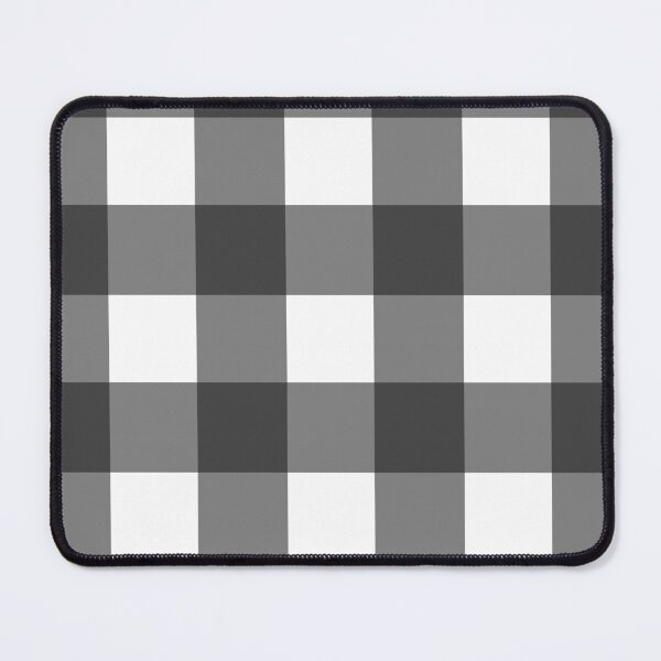 Item preview, Charcoal Gray Buffalo Plaid Pattern designed and sold by tonymagnerart.
