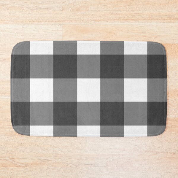 Item preview, Charcoal Gray Buffalo Plaid Pattern designed and sold by tonymagnerart.