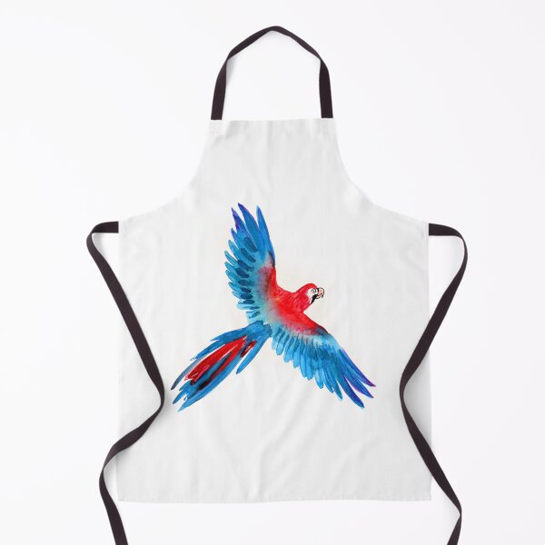 Item preview, Flying parrot. Ink and watercolor drawing designed and sold by AlexBlackSea.
