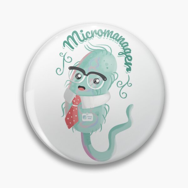 Item preview, Micromanager Bacterium (With Text) designed and sold by Science Lab Designs.