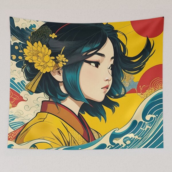 Item preview, A Vietnamese Girl in Full Bloom designed and sold by ArtsyWishesShop.