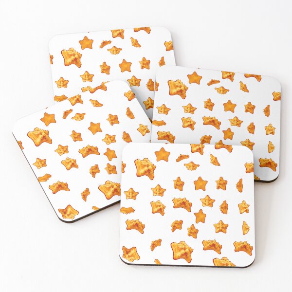 Item preview, Orange handpainted starfish icons designed and sold by The Nerd Gift Source.
