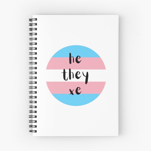 Item preview, He/they/xe with trans flag designed and sold by RandomlyRainbow.