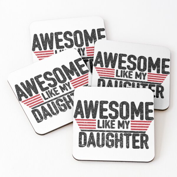 Item preview, Awesome Like My Daughter Funny Fathers Day Dad Gifts vintage designed and sold by lacasanostra.
