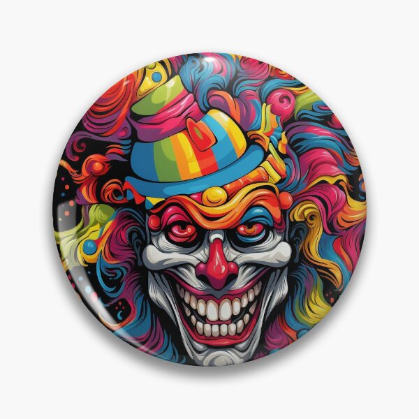 Item preview, Psychedelic Crazy Clown: Madness Unleashed designed and sold by PsyCloth.