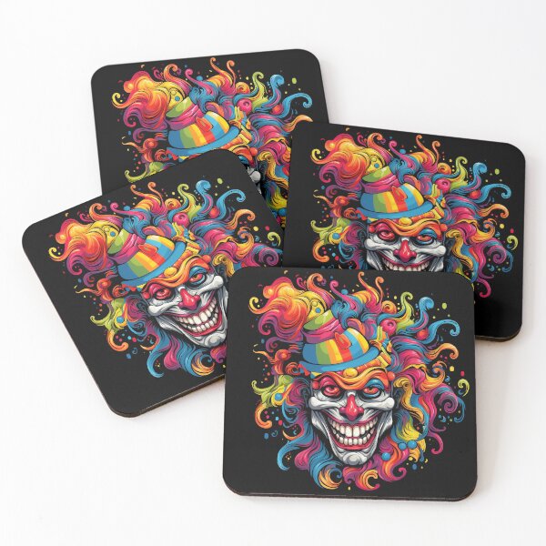 Item preview, Psychedelic Crazy Clown: Madness Unleashed designed and sold by PsyCloth.
