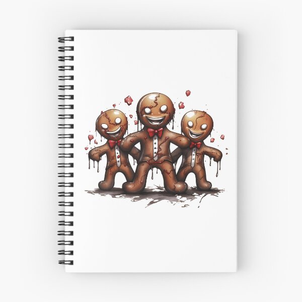 Item preview, Creepy Gingerbread Men designed and sold by RetroPrints.