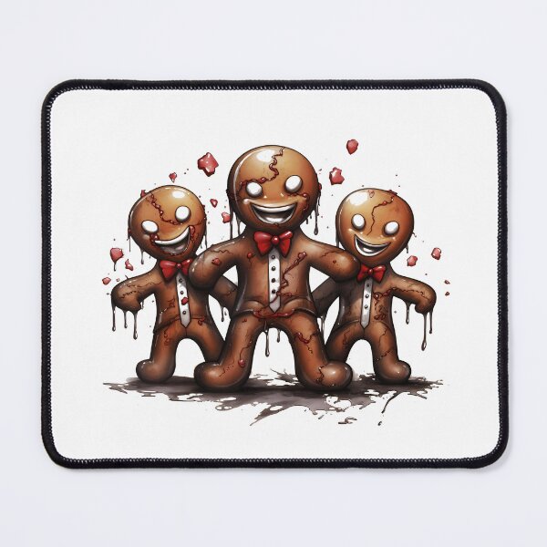 Item preview, Creepy Gingerbread Men designed and sold by RetroPrints.