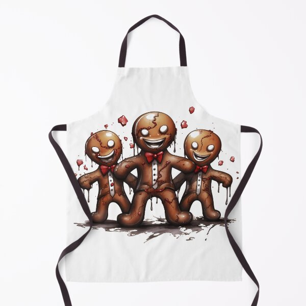Item preview, Creepy Gingerbread Men designed and sold by RetroPrints.