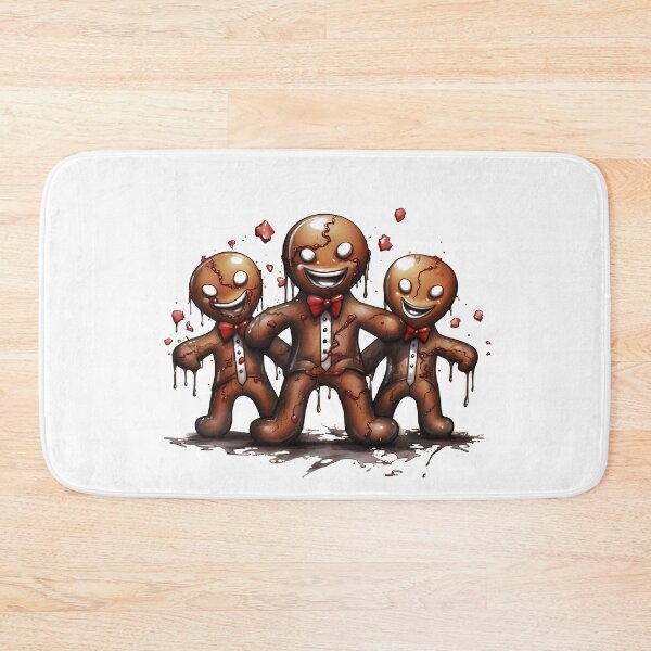 Item preview, Creepy Gingerbread Men designed and sold by RetroPrints.