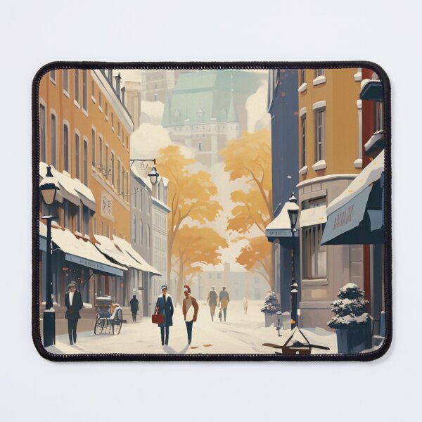 Item preview, A Vintage Travel Illustration of Quebec - Canada designed and sold by GoodOldVintage.