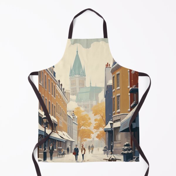 Item preview, A Vintage Travel Illustration of Quebec - Canada designed and sold by GoodOldVintage.