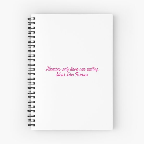 Item preview, Humans only have one ending. Ideas live forever  designed and sold by DelfisArt.