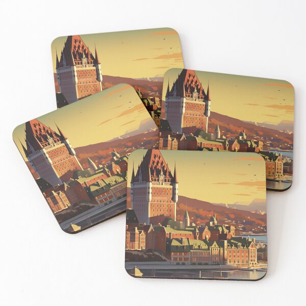 Item preview, A Vintage Travel Illustration of Quebec - Canada designed and sold by GoodOldVintage.