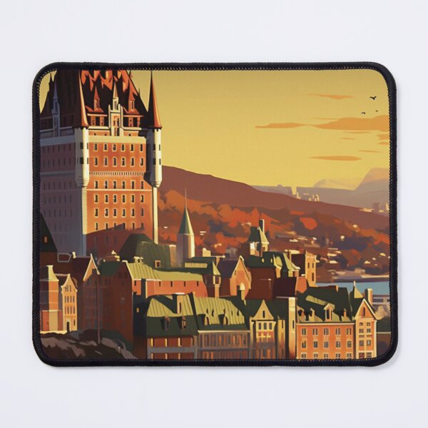 Item preview, A Vintage Travel Illustration of Quebec - Canada designed and sold by GoodOldVintage.