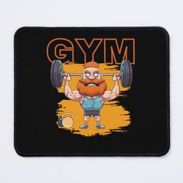 Item preview, Bearded funny man in the gym designed and sold by Sixcom.