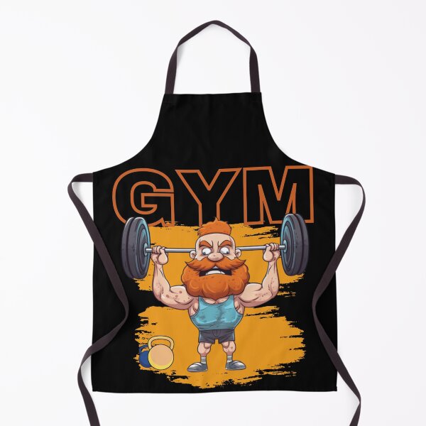 Item preview, Bearded funny man in the gym designed and sold by Sixcom.