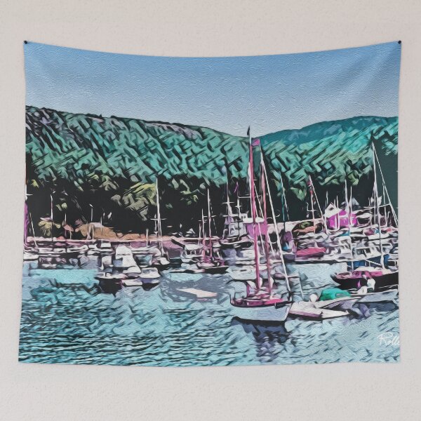 Item preview, NORTHEASTERN HARBOR designed and sold by ArtbyRolleen.