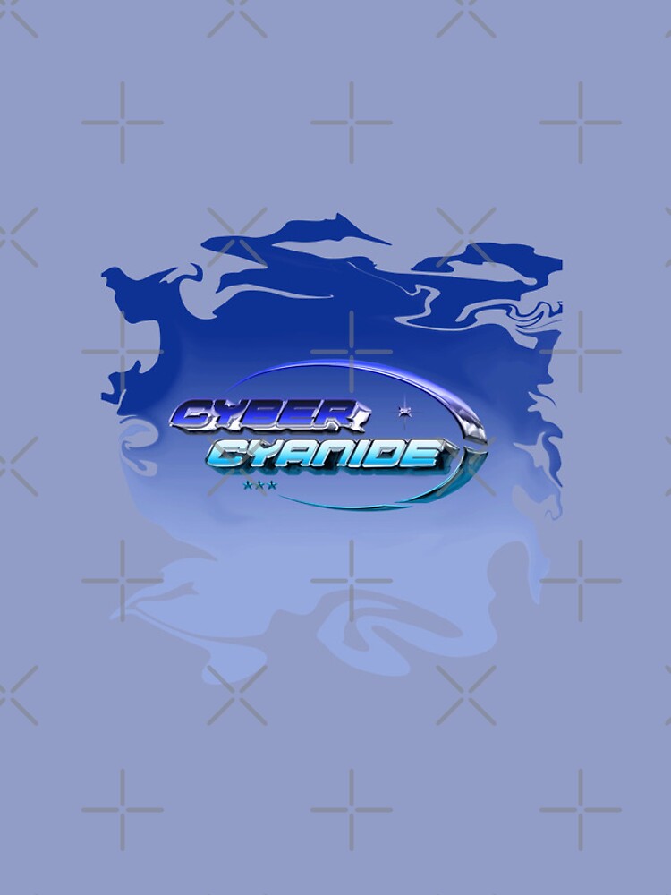 Y2K/2000S Digital Chrome Logo / Streetwear Cybercore 