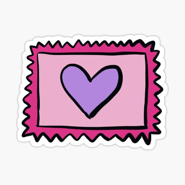 Heart Stamp Sticker