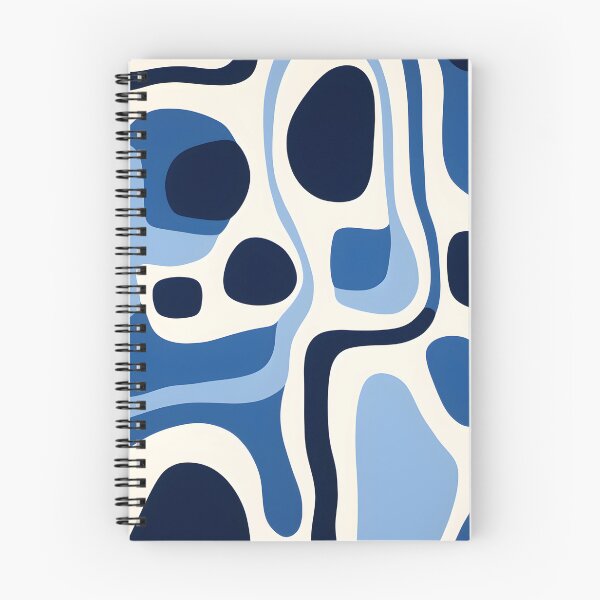 Item preview, Blue Indigo Abstract Shapes designed and sold by trajeado14.