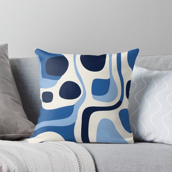 Item preview, Blue Indigo Abstract Shapes designed and sold by trajeado14.