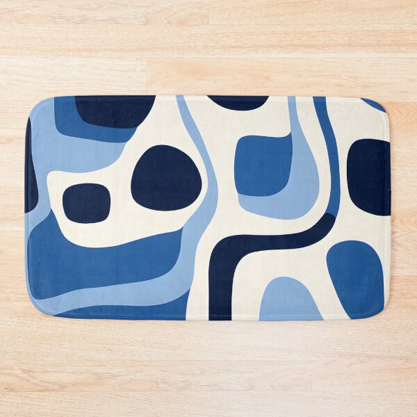 Item preview, Blue Indigo Abstract Shapes designed and sold by trajeado14.