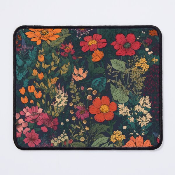 Item preview, Flowers in Bloom - Pattern Design with Red, Pink, Orange, Blue, and Green. designed and sold by Daniel Wampler.