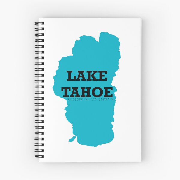 Aperçu de l'œuvre GPS du lac Tahoe créée et vendue par CDWR Adventures.