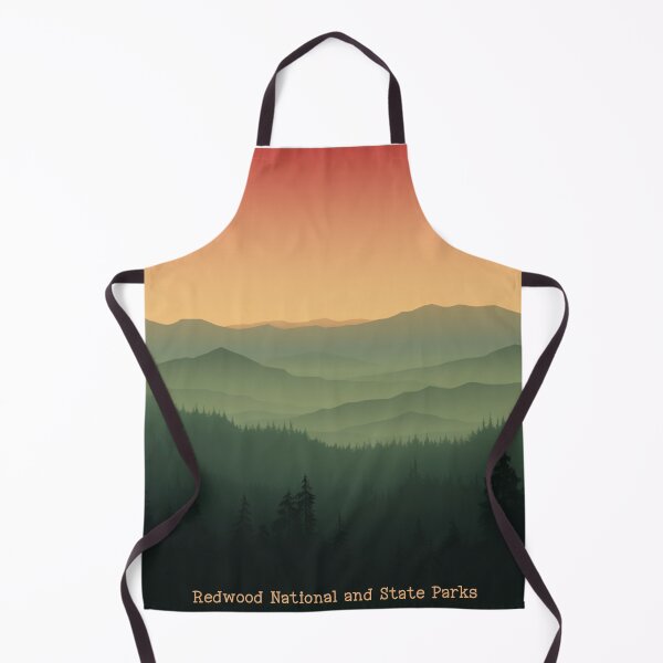 Item preview, Redwood National and State Parks Vintage Poster designed and sold by GoodOldVintage.