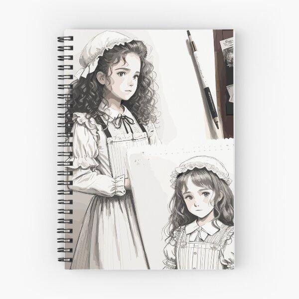 Item preview, Pencil sketch, twin girls designed and sold by CatCoconut-Art.
