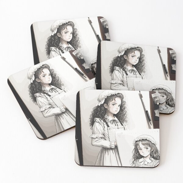 Item preview, Pencil sketch, twin girls designed and sold by CatCoconut-Art.