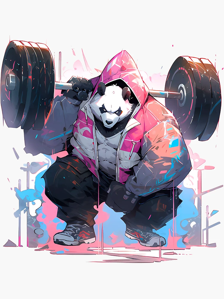 I can bear the pain, weightlifting, bear, bodybuilding, gym, teddy bear,  workout, animal lover, baby panda, bamboo, birthday gifts, body builder,  cute panda, exercise, fitness, funny panda, Poster for Sale by bimmer325