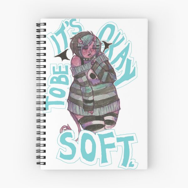 Item preview, It's Okay to Be Soft Fat Positive Art designed and sold by Roz Canaan.