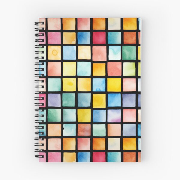 Item preview, Watercolor Squares Pattern designed and sold by MyMerryMary.