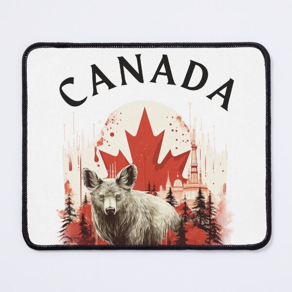 Item preview, Surreal Bear: A Cyberpunk Journey through the Canadian Wilderness designed and sold by MyDearWorld.